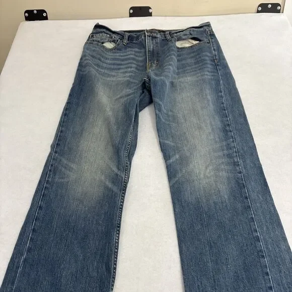 Banana Republic Jeans Men's 34 x 34 Straight Leg Medium Denim - Picture 2 of 16